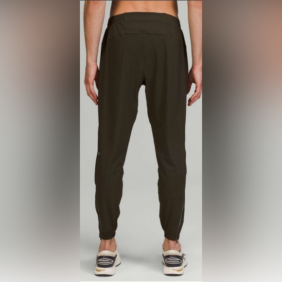 Lululemon Surge Olive Green Jogger Pants TALL Size Medium - Picture 2 of 7